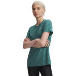 Under Armour T&oslash;j Under Armour Tech Twist T-shirt Damer-gr&oslash;n, hvid