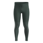 Odlo Tøj Odlo Zeroweight Warm Reflective Løbebukser Herrer-Oliven
