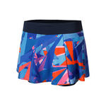 BIDI BADU Tøj BIDI BADU Spike Printed Wavy Nederdel Damer-Mørkeblå,Blå