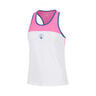 Racerback Tanktop Pige - pink, hvid