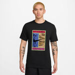 Nike T&oslash;j Nike Court Dri-Fit Court T-shirt Herrer-Sort,Flerfarvet