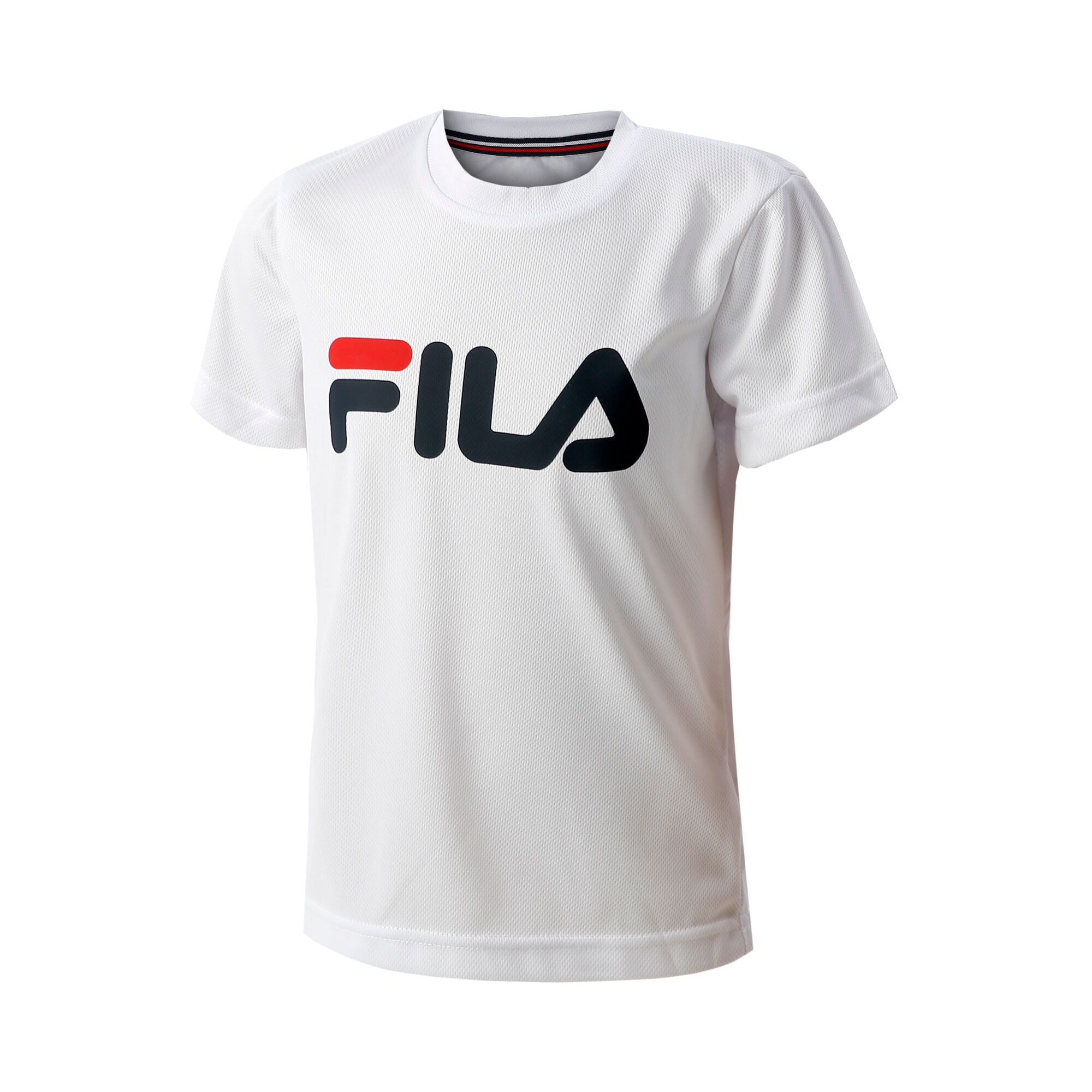 Fila Logo Drenge Hvid, køb online Tennis-Point