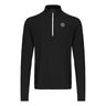 Zac Tech Half Zip Shirt, langærmet Herrer - sort, hvid
