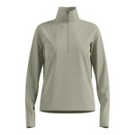 Odlo Tøj Odlo Essential Thermal Midlayer 1/2 Zip Løbetrøje Damer-Oliven