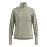 Essential Thermal Midlayer 1/2 Zip Løbetrøje Damer-Oliven