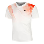 HEAD Tøj HEAD Topspin T-shirt Herrer-Hvid,Rød