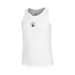 Quiet Please Tøj Quiet Please Racerback Tanktop Pige-Hvid,Mørkeblå