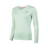 Mina Tech Roundneck Shirt, langærmet Pige - mint, 