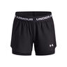 Tech Play Up 2in1 Shorts Pige-Sort,Hvid