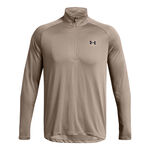 Under Armour T&oslash;j Under Armour Tech 2.0 Half-Zip Shirt, lang&aelig;rmet Herrer - brun, 