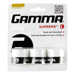 Gamma Overgrips Gamma Supreme Pakke Med 3-Hvid