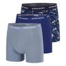 Cotton Stretch Boxer 3P Boksershorts Herrer-Blå-grå,Blå