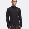Launch Quarter-Zip Shirt,Lang&aelig;rmet Herrer-Sort