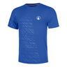 Receiver Embossed T-shirt Herrer - bl&aring;, hvid