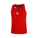 Quiet Please Tøj Quiet Please Racerback Tanktop Pige-Rød,Hvid