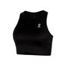 Court Crop Tanktop Damer-Sort