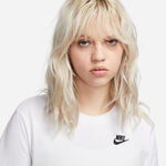Nike Tøj Nike New Sportswear Club T-shirt Damer-Hvid
