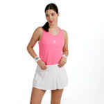 BIDI BADU Tennist&oslash;j BIDI BADU Crew Racerback Tanktop Damer-pink
