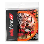 Polyfibre Polyfibre Firerage Ribbed 12m Strengesæt-Rød