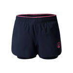 Quiet Please Tøj Quiet Please Point 2in1 Shorts Pige - mørkeblå, pink