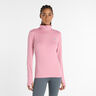 Essentials Space Dye Quarter Zip Shirt, lang&aelig;rmet Damer-pink
