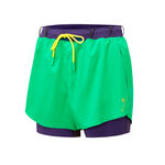 Ronhill Tøj Ronhill Tech Distance Twin Løbeshorts Damer-Grøn,Lilla