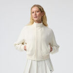 334 Tøj DSSLR Walk On Court Sweatjakke Damer-Creme