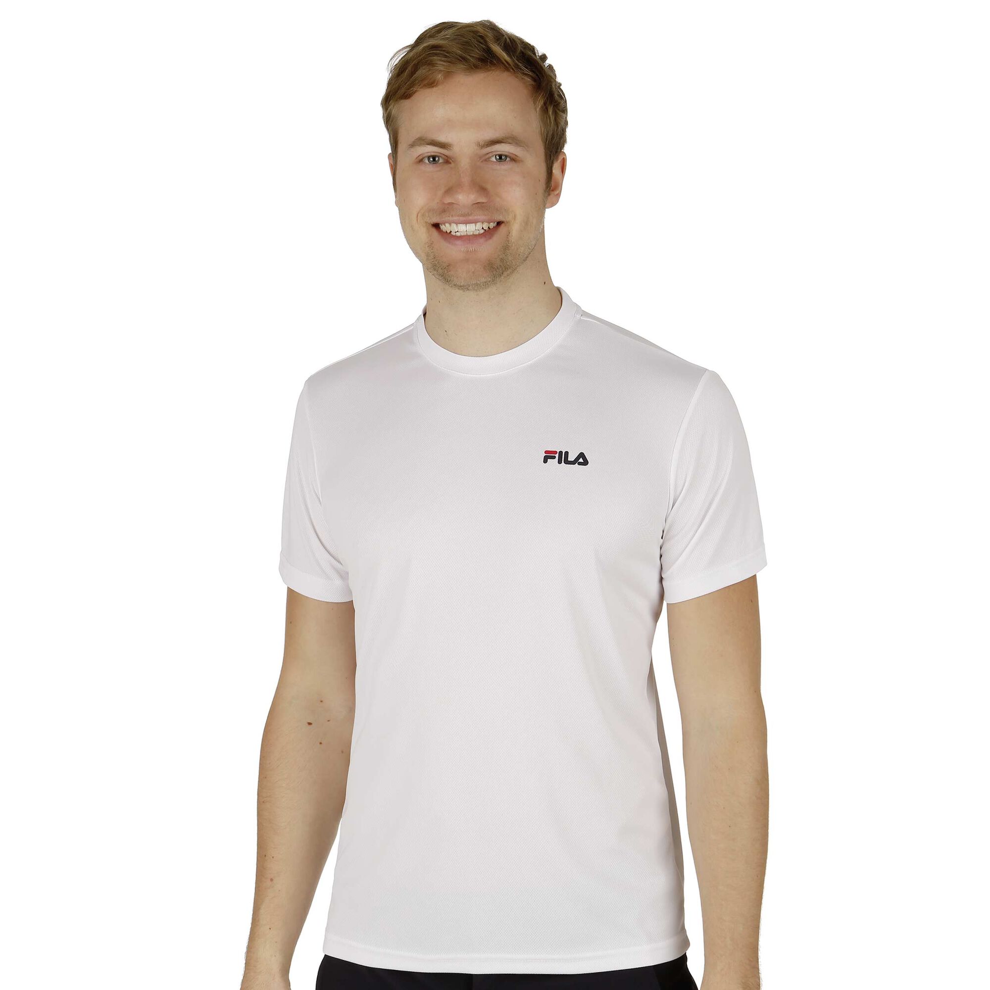 Terminal illoyalitet Waterfront Fila Small Logo T-shirt Herrer - Hvid køb online | Tennis-Point