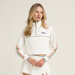 Wilson T&oslash;j Wilson Davenport Woven Popover Sweatshirt Damer - creme, 