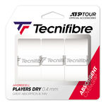 Tecnifibre Overgrips Tecnifibre Players Dry 3er Pakke Med 3-Hvid