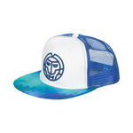 BIDI BADU Tennistøj BIDI BADU Post Match Legend Mesh Printed Cap-Blå,Grøn