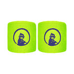 Quiet Please Tennistøj Quiet Please Short Svedbånd Pakke med 2 Unisex - neongrøn, mørkeblå