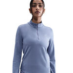 Nike Tøj Nike Swift Half-Zip Løbetrøje Damer - blå-grå, sølv