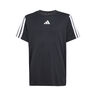 Training Essentials 3 Stripes T-shirt B&oslash;rn-Sort,Hvid