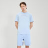 Quesco T-shirt Herrer-Lyseblå