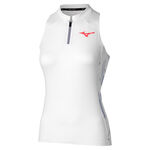 Mizuno Tennistøj Mizuno Daybreakers Printed Tanktop Damer-Hvid,Lyseblå