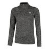 Tech Half-Zip Twist Shirt,Langærmet Damer-Sort