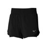 2in1 4.5 Løbeshorts Damer-Sort