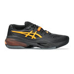 ASICS Tennissko ASICS Gel-Resolution X Grusbanesko Herrer - sort, neonorange